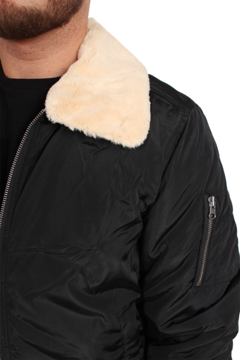 Urban Classics Pilot Bomber Kurtki Black