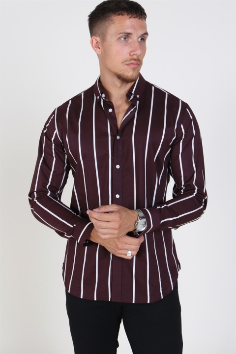 Clean Cut Sälen 106 Koszule Bordeaux