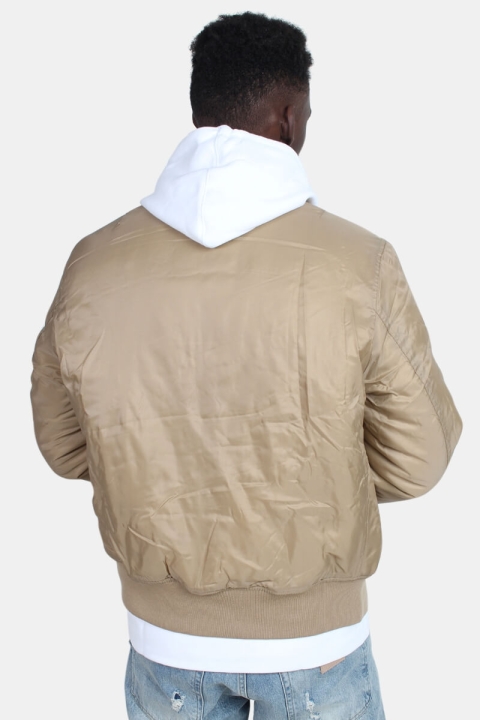 Urban Classics Bomber Kurtki Beige