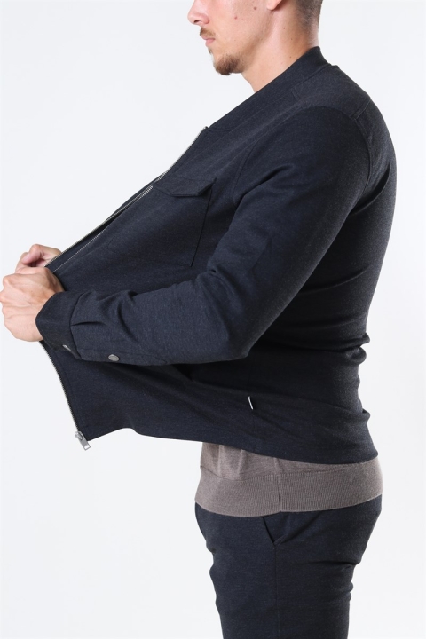 Lindbergh Kurtki Dark Grey Mix