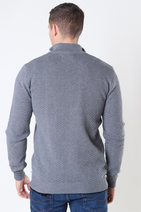 Kronstadt Carlo Half Zip Dzianina Anthracite