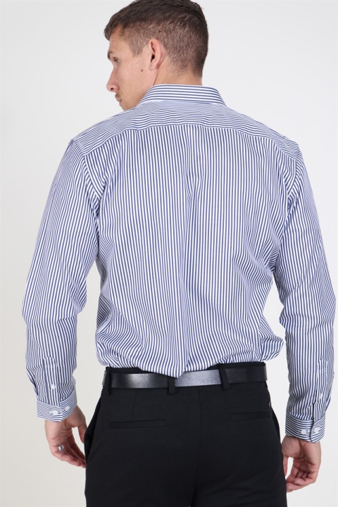 Selected Slim Pelle Koszule Dark Blue