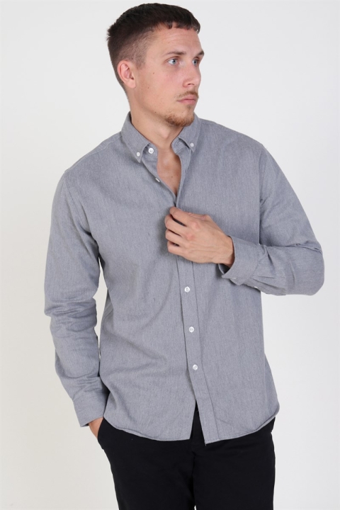 Clean Cut Sälen Flannel Koszule Rock Grey