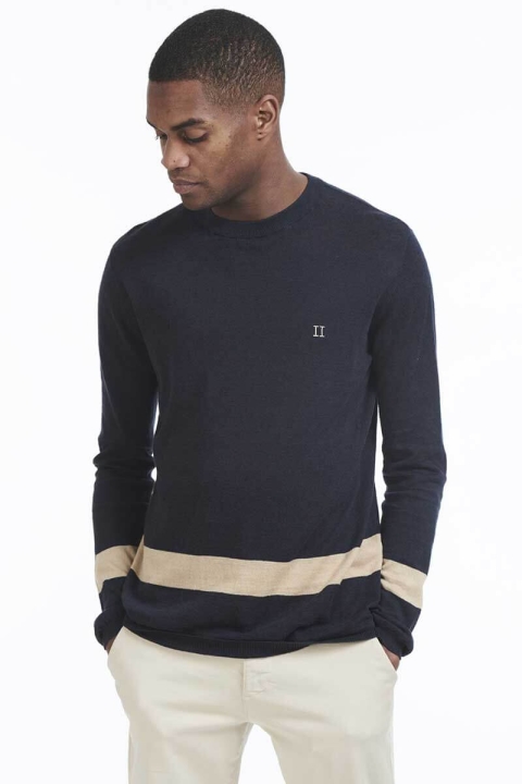 Les Deux Sermine Dzianina Navy Beige