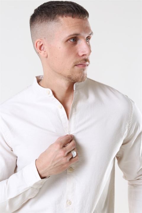 Selected Parker Koszule Bone White