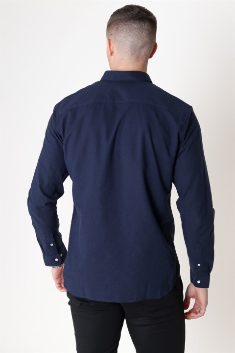 Jack & Jones Summer Koszule L/S Navy Blazer