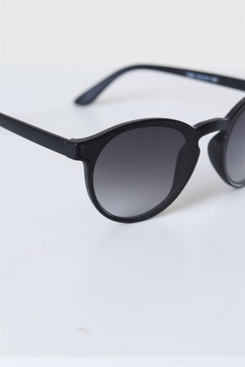 Fashion 1385 Mat Black okulary słoneczne Grey Gradient