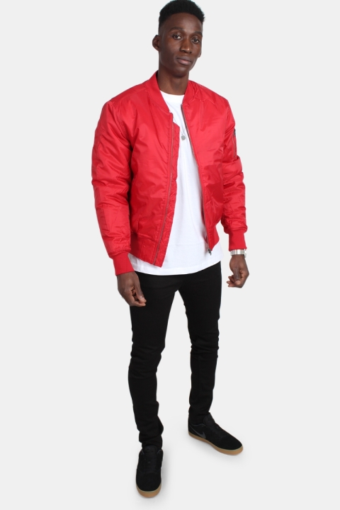 Urban Classics Bomber Kurtki Fire Red