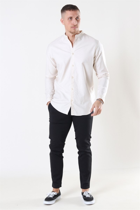 Selected Parker Koszule Bone White