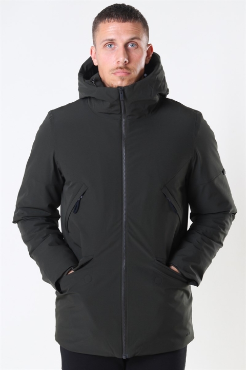 Elvine Cole Function Stretch Kurtki Green Khaki
