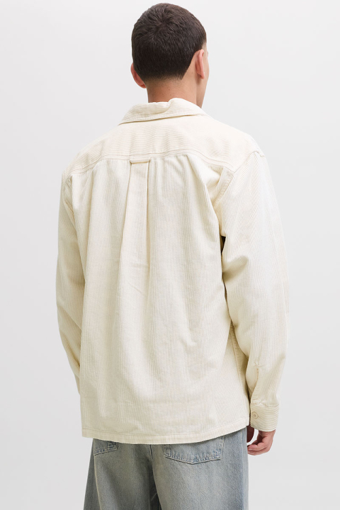 Jack & Jones Perfect Corduroy Overshirt Antique White