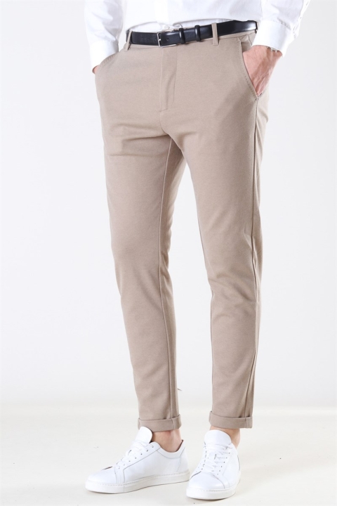 Lindbergh White Spodnie Sand Mix
