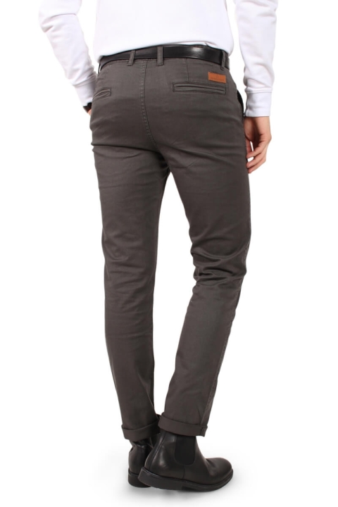 Kronstadt Daniel Stretch Chino Spodnie Stone Grey
