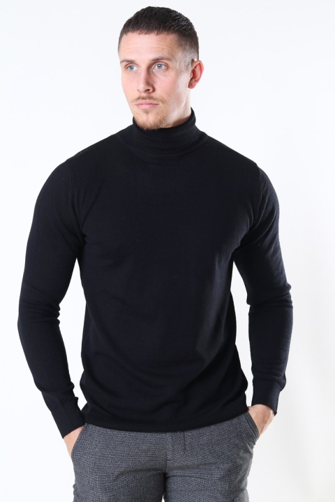 Clean Cut Copenhagen Merino Wool Roll Dzianina Black