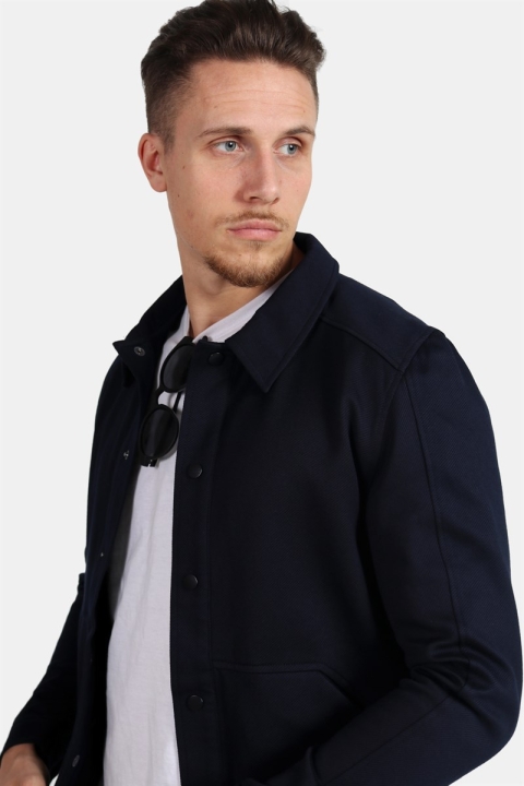 Selected Matt LS Sweat Koszule B Dark Sapphire