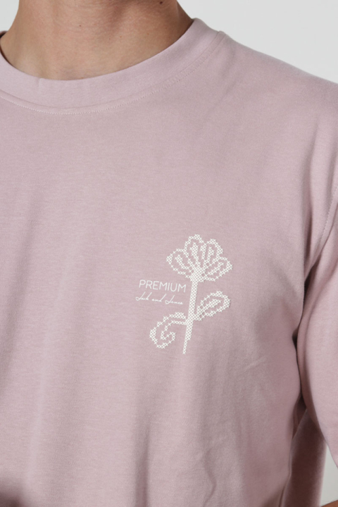 Jack & Jones Kyle Relaxed Fit Tee Adobe Rose