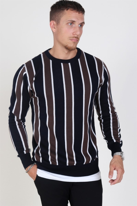 Kronstadt Ronnie Multi Dzianina Brown/Navy