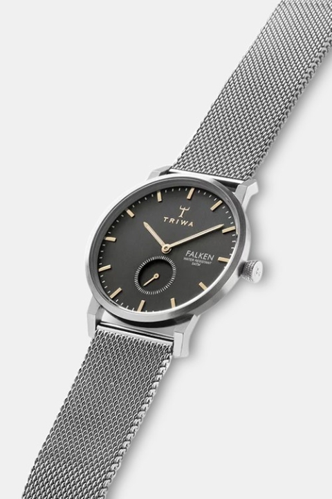 Triwa Smoky Falken Zegarki Steel Mesh