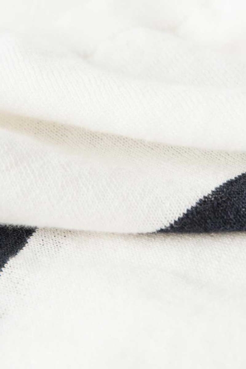 Les Deux Sermine Dzianina White Navy