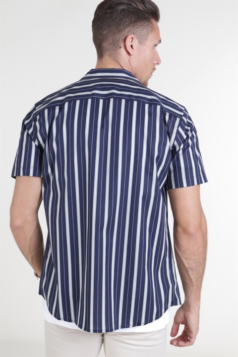Les Duex Manny Koszule Dark Navy