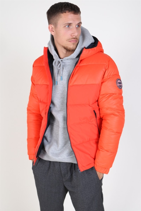Jack & Jones Oscar Kurtki Hood Cherry Tomata