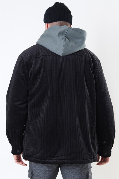 Urban Classics Corduroy Skjorte Kurtki Black