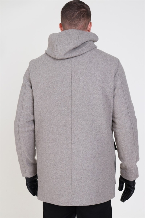 Jack & Jones Roland Wool Parka Kurtki Greige
