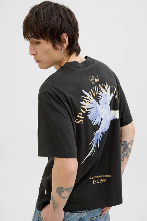 Jack & Jones Hydra Cutout Tee  Black
