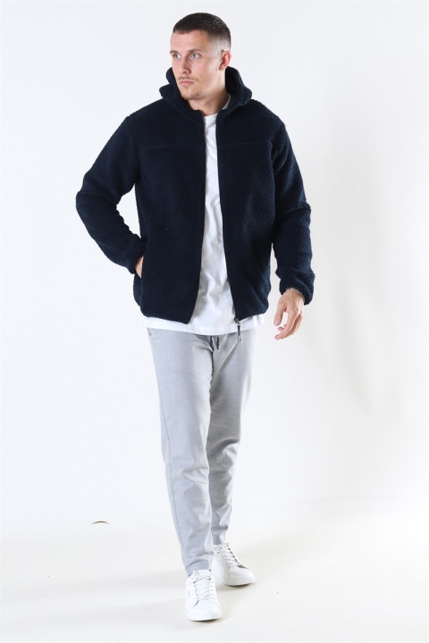 Solid Lon Hood Kurtki Insignia Blue