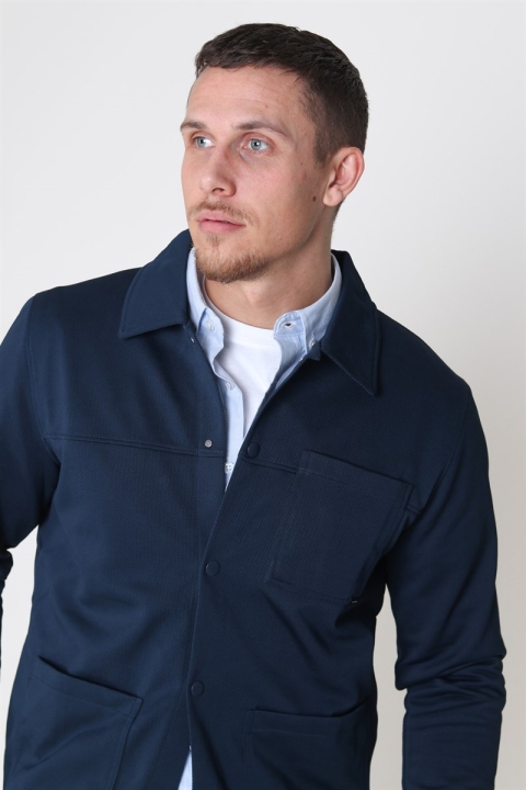 Jack & Jones Cohen Sweat Trucker Kurtki Blueberry