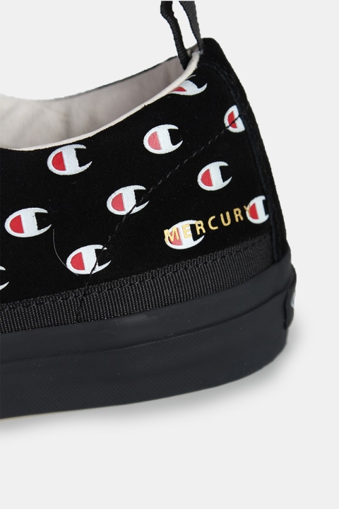 Champion Mercury Low Cut Suede Obuwie Black
