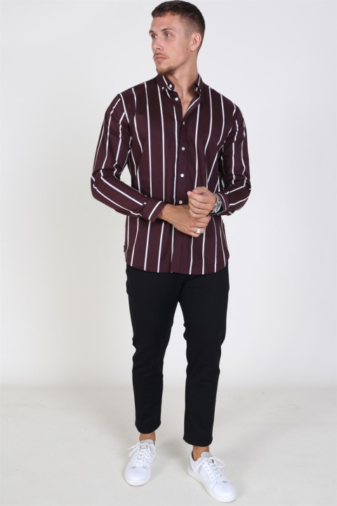 Clean Cut Sälen 106 Koszule Bordeaux