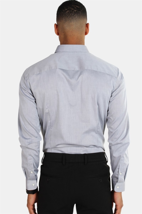 Jack & Jones Non Iron Koszule L/S Grey Melange