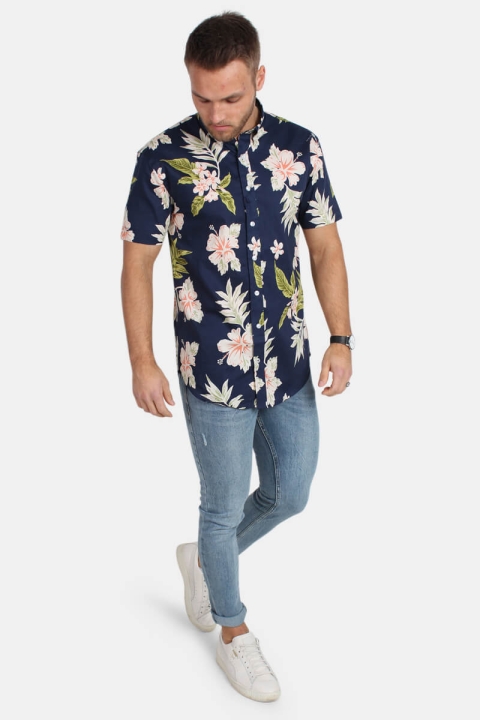 Kronstadt Johan Exotic S/S Koszule Navy