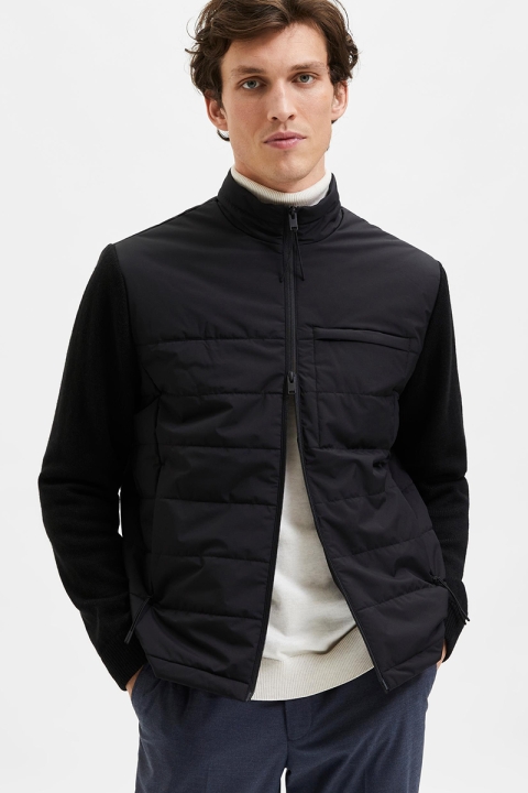 Selected RYLEE QUILTED Kurtki Black