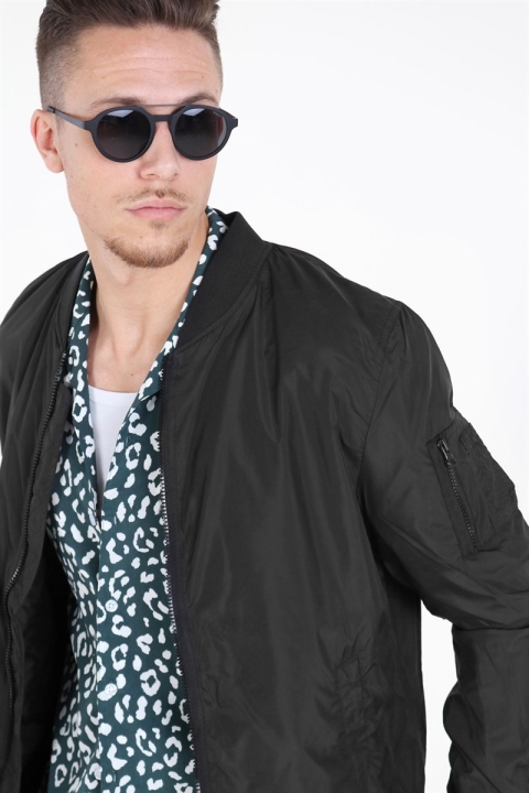 Urban Classics Light Bomber Kurtki Black