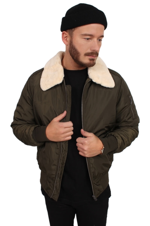 Urban Classics Pilot Bomber Kurtki Olive