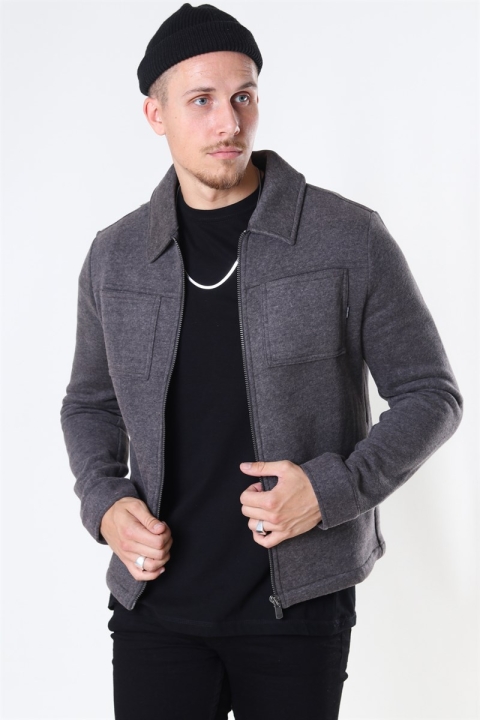 Jack & Jones Dawn Sweat Kurtki Grey Melange