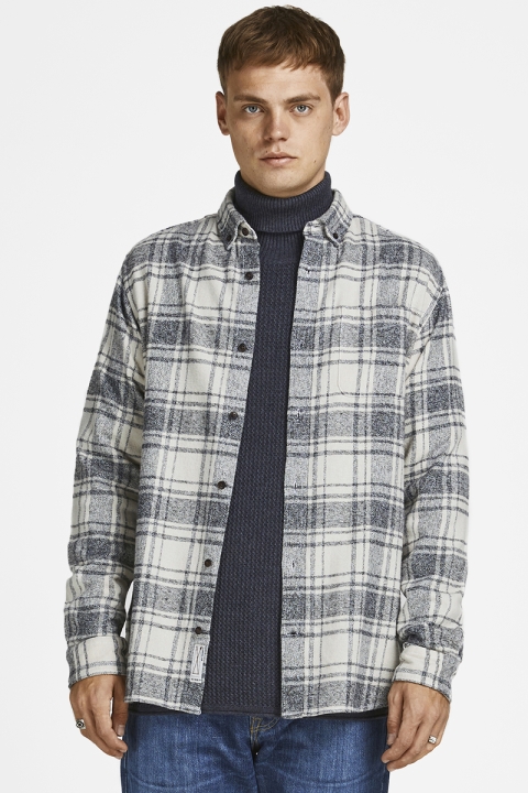 Jack & Jones CLASSIC DENVER Koszule Almond Milk SLIM FIT