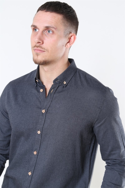 Kronstadt Johan Diego Cotton Koszule Dark Grey