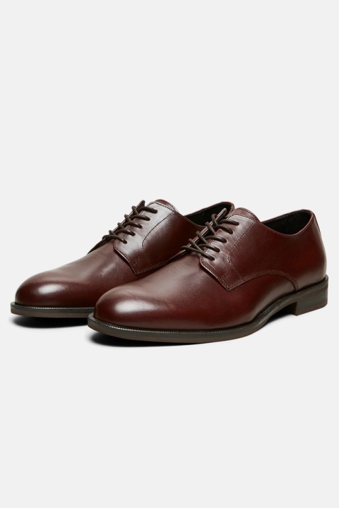 Selected Louis Læder Obuwie Chestnut