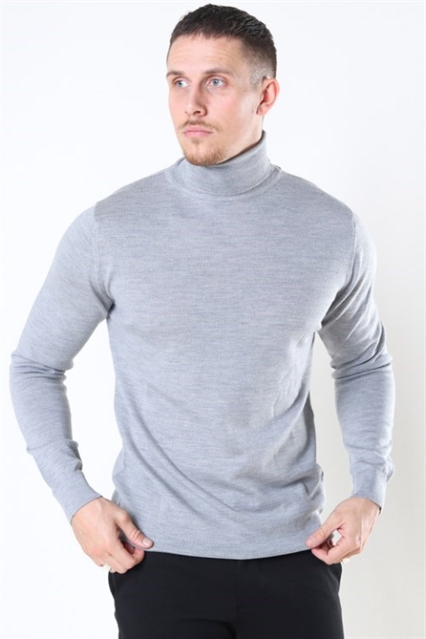 Clean Cut Copenhagen Merino Wool Roll Dzianina Light Grey Mel