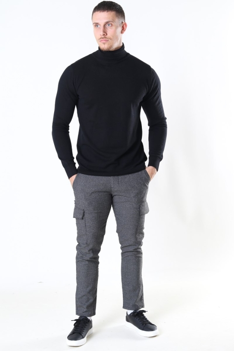 Clean Cut Copenhagen Merino Wool Roll Dzianina Black