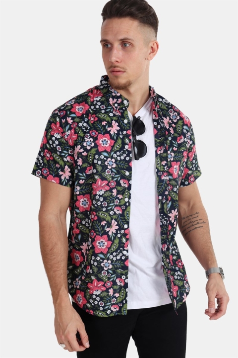 Kronstadt Johan Exotic S/S Koszule Navy 11