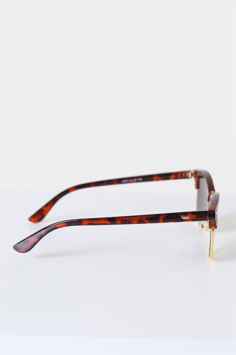 Fashion Clubmaster 1397 okulary słoneczne Brown Havana/Shiny Gold