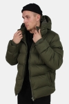 Urban Classics Hooded Boxy Puffer Kurtki Olive