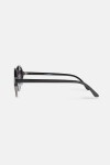 Fashion Rund okulary słoneczne Blank Sort/Gun