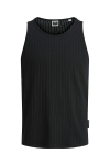 Jack & Jones Infinity Rib Tank Top Black