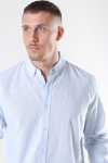Clean Cut Copenhagen Cotton Linen Koszule Sky Blue
