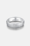 Northern Legacy Siempre Cushion Band Pierścień Silver